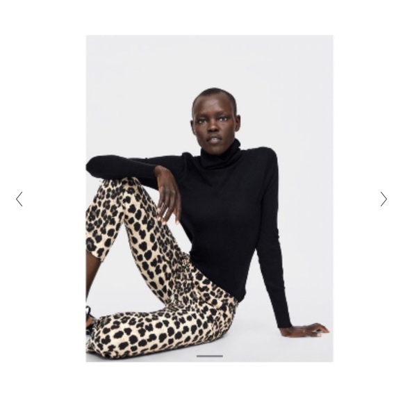 NWT Zara leopard animal print pants - Picture 7 of 13